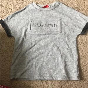Hunter Grey Shirt Kids 4/5 Fit Woman XS